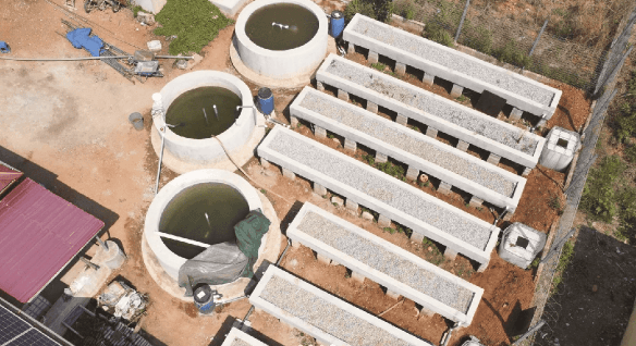 Aerial view of an Ecovante project site